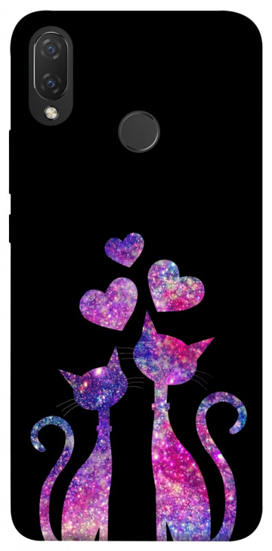 Чехол itsPrint Космические коты для Huawei P Smart+ (nova 3i), любовь, купить оптом с доставкой