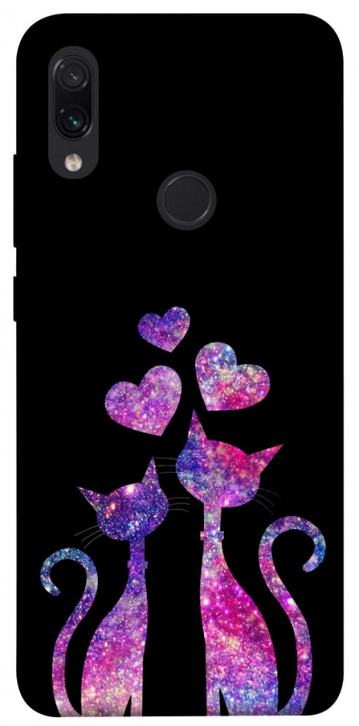 Чехол itsPrint Космические коты для Xiaomi Redmi Note 7 / Note 7 Pro / Note 7s, любовь, купить оптом с доставкой