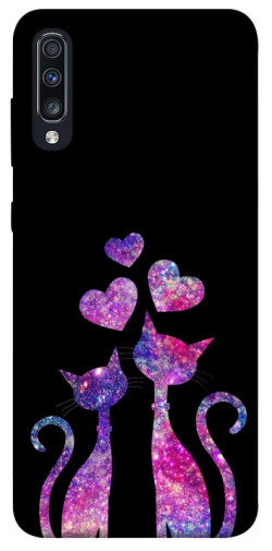 Чехол itsPrint Космические коты для Samsung Galaxy A70 (A705F)
