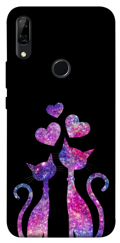 Чехол itsPrint Космические коты для Huawei P Smart Z, любовь, купить оптом с доставкой
