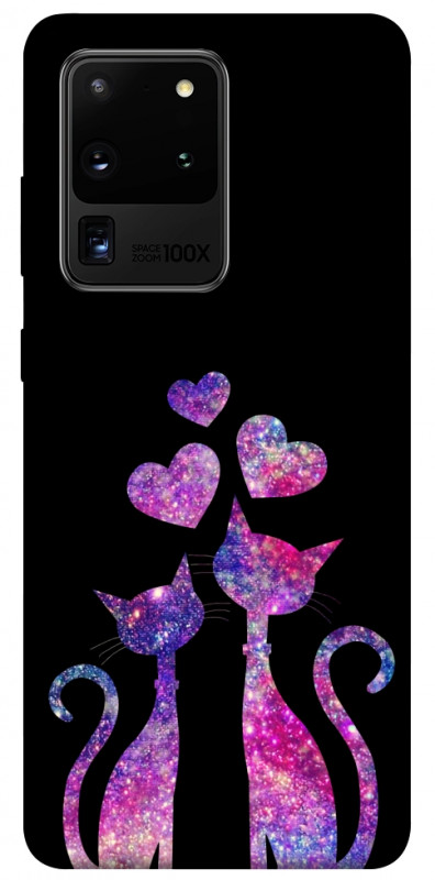 Чехол itsPrint Космические коты для Samsung Galaxy S20 Ultra, любовь, купить оптом с доставкой