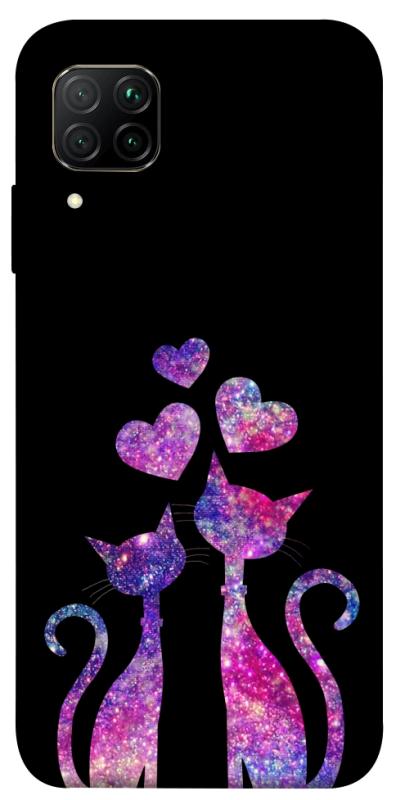 Чехол itsPrint Космические коты для Huawei P40 Lite, любовь, купить оптом с доставкой