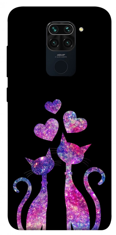 Чехол itsPrint Космические коты для Xiaomi Redmi Note 9 / Redmi 10X, любовь, купить оптом с доставкой