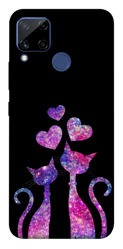 Чехол itsPrint Космические коты для Realme C15, любовь, купить оптом с доставкой
