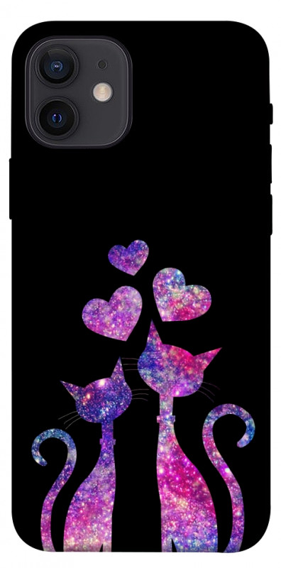 Чехол itsPrint Космические коты для Apple iPhone 12 Pro (6.1"), любовь, купить оптом с доставкой