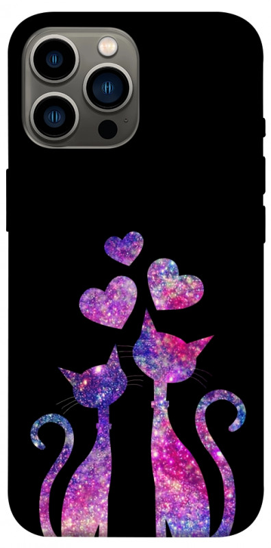 Чехол itsPrint Космические коты для Apple iPhone 12 Pro Max (6.7"), любовь, купить оптом с доставкой