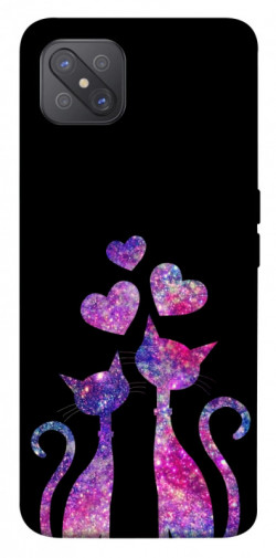 Чехол itsPrint Космические коты для Oppo A92s