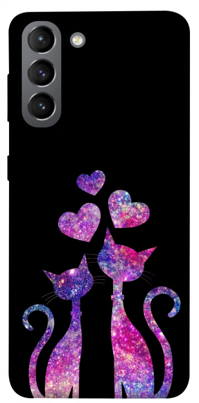 Чехол itsPrint Космические коты для Samsung Galaxy S21, любовь, купить оптом с доставкой