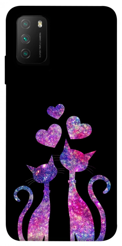 Чехол itsPrint Космические коты для Xiaomi Poco M3, любовь, купить оптом с доставкой