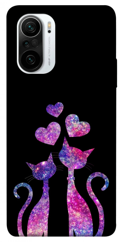Чохол itsPrint Космічні коти для Xiaomi Redmi K40 / K40 Pro / K40 Pro+ / Poco F3, кохання, купити оптом з доставкою