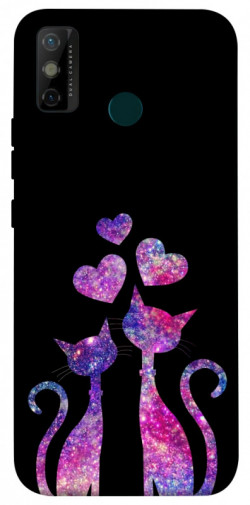 Чехол itsPrint Космические коты для TECNO Spark 6 Go