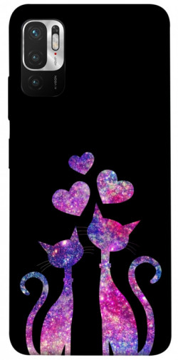 Чехол itsPrint Космические коты для Xiaomi Redmi Note 10 5G