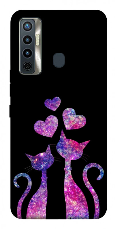 Чехол itsPrint Космические коты для TECNO Camon 17 Pro, любовь, купить оптом с доставкой