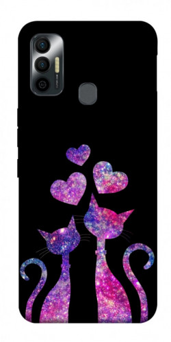 Чехол itsPrint Космические коты для TECNO Spark 7