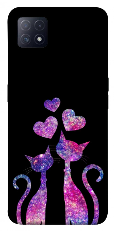 Чехол itsPrint Космические коты для Oppo A72 5G / A73 5G, любовь, купить оптом с доставкой