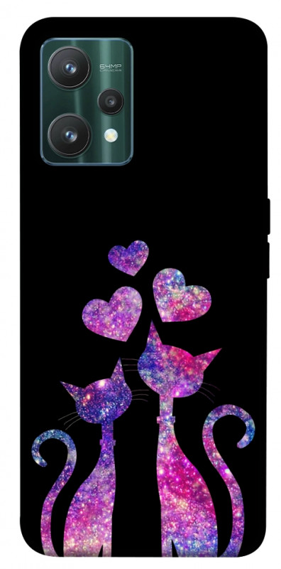 Чехол itsPrint Космические коты для Realme 9 Pro, любовь, купить оптом с доставкой