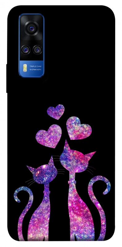 Чехол itsPrint Космические коты для Vivo Y51a, любовь, купить оптом с доставкой