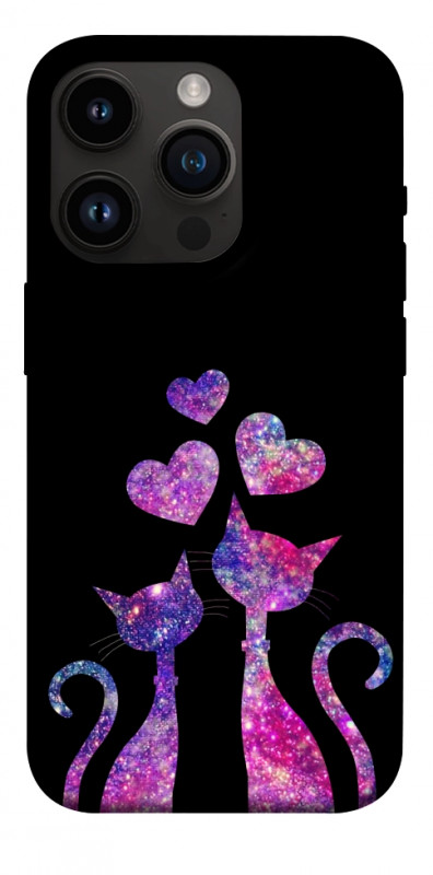 Чехол itsPrint Космические коты для Apple iPhone 14 Pro (6.1"), любовь, купить оптом с доставкой