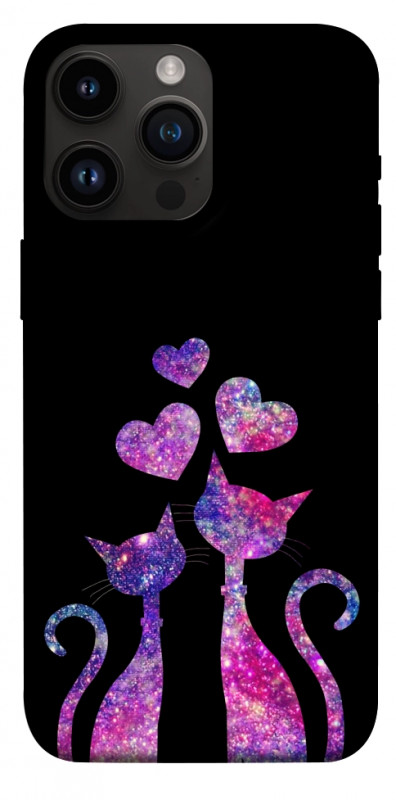 Чехол itsPrint Космические коты для Apple iPhone 14 Pro Max (6.7"), любовь, купить оптом с доставкой