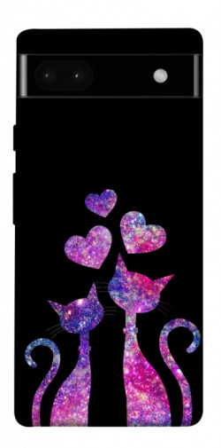 Чехол itsPrint Космические коты для Google Pixel 6a