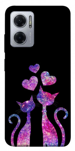 Чехол itsPrint Космические коты для Xiaomi Redmi Note 11E