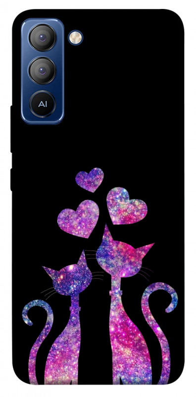 Чехол itsPrint Космические коты для TECNO Pop 5 LTE, любовь, купить оптом с доставкой