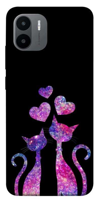 Чохол itsPrint Космічні коти для Xiaomi Redmi A1+ / A2+, кохання, купити оптом з доставкою