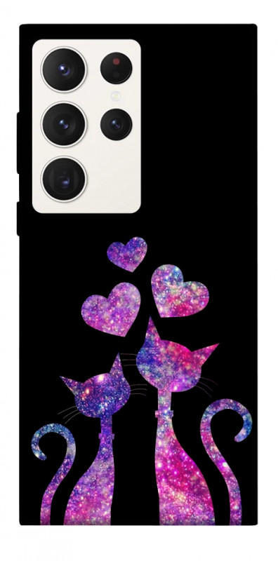 Чехол itsPrint Космические коты для Samsung Galaxy S23 Ultra, любовь, купить оптом с доставкой