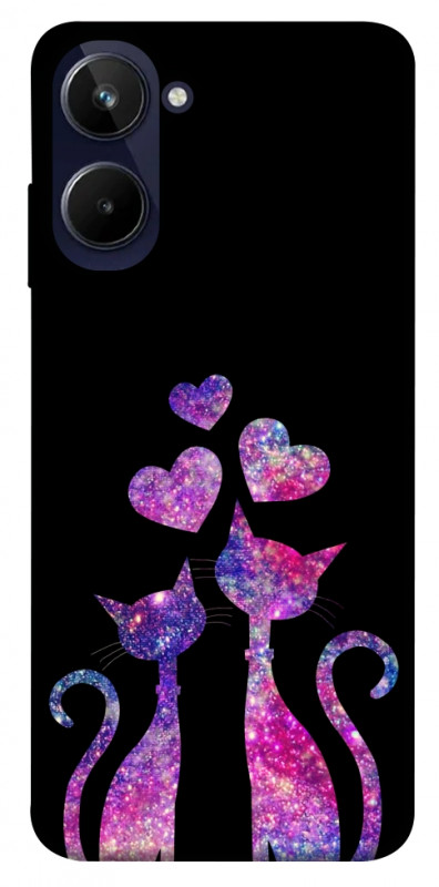 Чехол itsPrint Космические коты для Realme 10 4G, любовь, купить оптом с доставкой