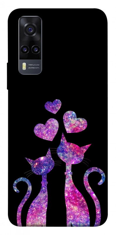 Чехол itsPrint Космические коты для Vivo Y31, любовь, купить оптом с доставкой