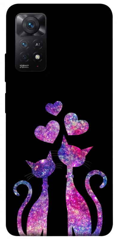 Чехол itsPrint Космические коты для Xiaomi Redmi Note 11 Pro 4G/5G, любовь, купить оптом с доставкой