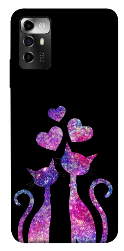 Чохол itsPrint Космічні коти для ZTE Blade V40 Vita, кохання, купити оптом з доставкою