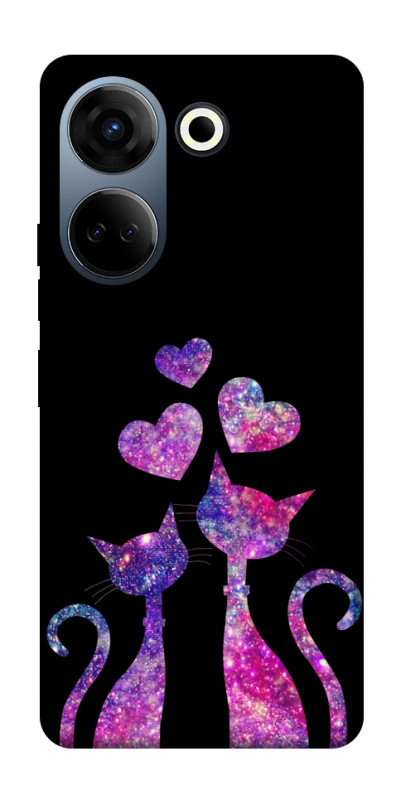 Чехол itsPrint Космические коты для TECNO Camon 20 Pro (CK7n), любовь, купить оптом с доставкой