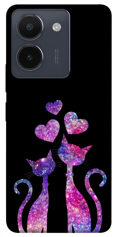 Чехол itsPrint Космические коты для Vivo Y36, любовь, купить оптом с доставкой