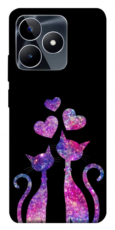 Чехол itsPrint Космические коты для Realme C53, любовь, купить оптом с доставкой