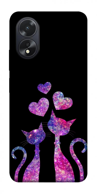 Чехол itsPrint Космические коты для Oppo A38, любовь, купить оптом с доставкой