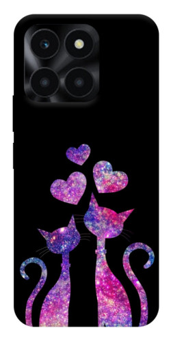 Чохол itsPrint Космічні коти для Huawei Honor X6a