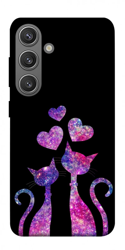Чехол itsPrint Космические коты для Samsung Galaxy S24+, любовь, купить оптом с доставкой