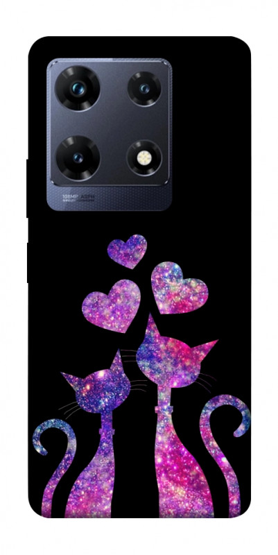 Чехол itsPrint Космические коты для Infinix Note 30 Pro, любовь, купить оптом с доставкой