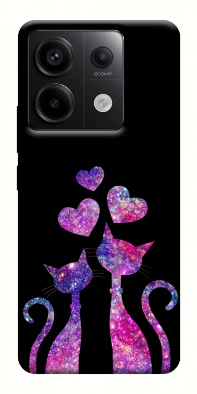 Чехол itsPrint Космические коты для Xiaomi Redmi Note 13 Pro 4G, любовь, купить оптом с доставкой