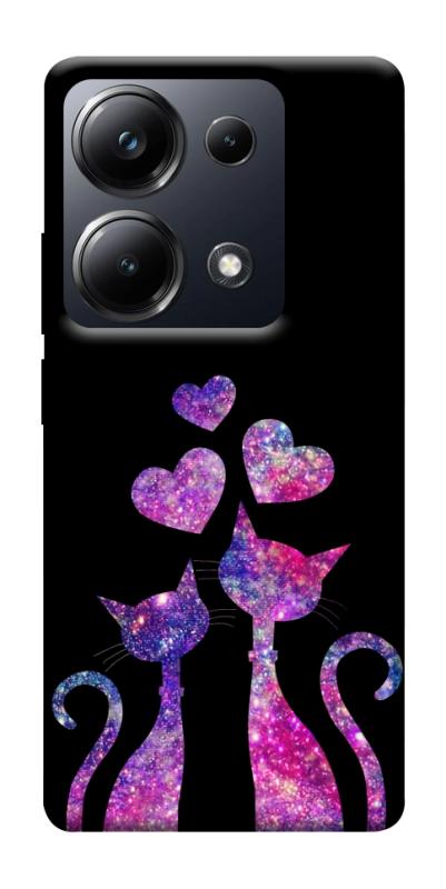 Чехол itsPrint Космические коты для Xiaomi Redmi 13 4G / Poco M6 4G, любовь, купить оптом с доставкой