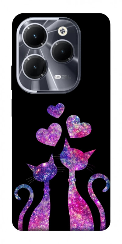Чехол itsPrint Космические коты для Infinix Hot 40, любовь, купить оптом с доставкой