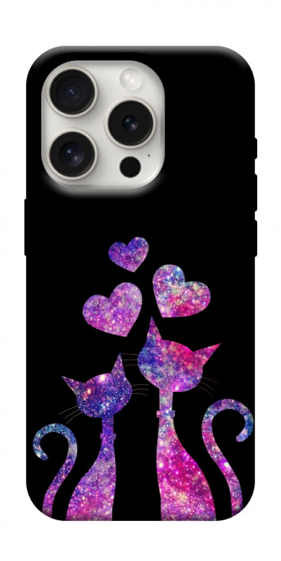 Чехол itsPrint Космические коты для Apple iPhone 16 Pro Max (6.9"), любовь, купить оптом с доставкой