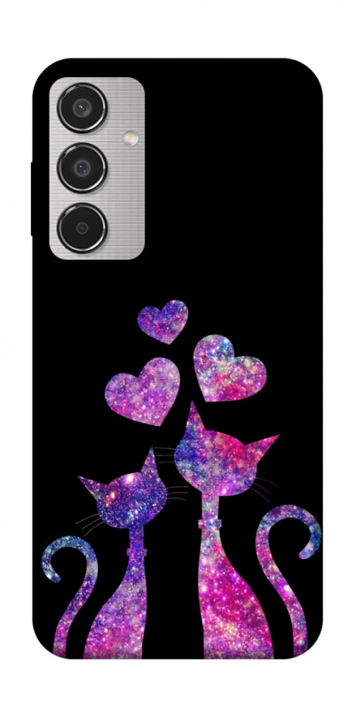 Чехол itsPrint Космические коты для Samsung Galaxy M35 5G, любовь, купить оптом с доставкой