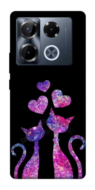 Чехол itsPrint Космические коты для Infinix Note 40 Pro 4G, любовь, купить оптом с доставкой