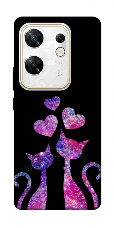 Чехол itsPrint Космические коты для Infinix Zero 30 4G, любовь, купить оптом с доставкой