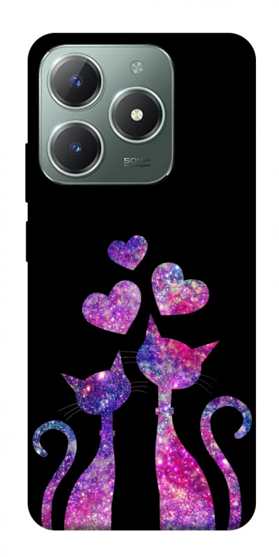 Чехол itsPrint Космические коты для Realme C61 4G, любовь, купить оптом с доставкой