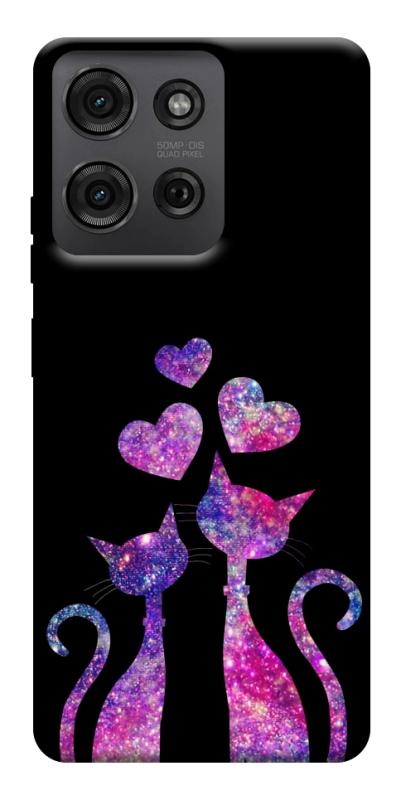 Чехол itsPrint Космические коты для Motorola Moto G75 5G, любовь, купить оптом с доставкой