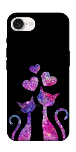 Чохол itsPrint Космічні коти для Apple iPhone 16e (6.1")