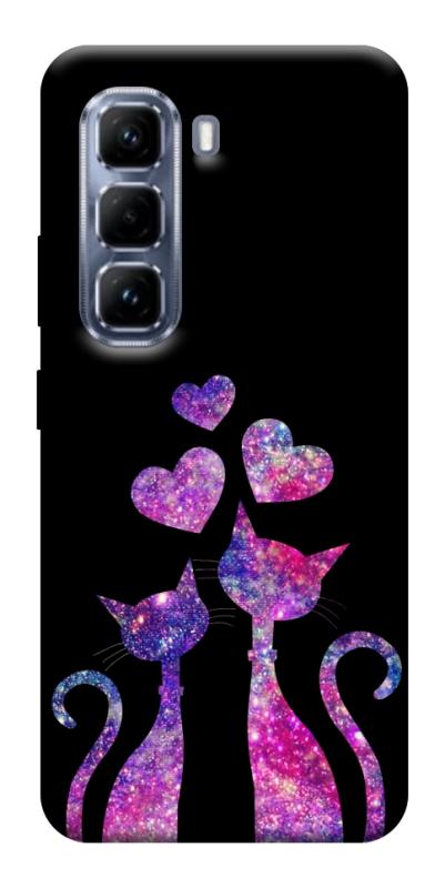 Чехол itsPrint Космические коты для Infinix Hot 50 Pro, любовь, купить оптом с доставкой
